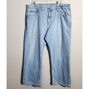Old Navy Jeans Mens Loose Fit Light Wash Denim Size 40 Flaws